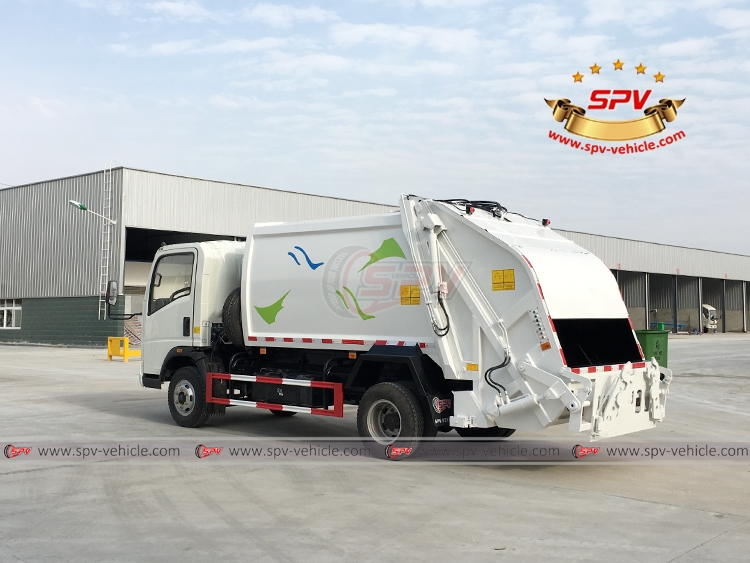 6 CBM Garabege Compator Truck Sinotruk - To Pakistan - LB 6 CBM Garabege Compator Truck Sinotruk - To Pakistan - LB
